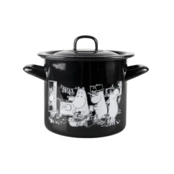 Muurla Mumin Emaille-Topf Mit Deckel