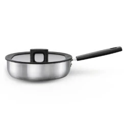 Fiskars Hard Face Steel Sauteuse Mit Deckel