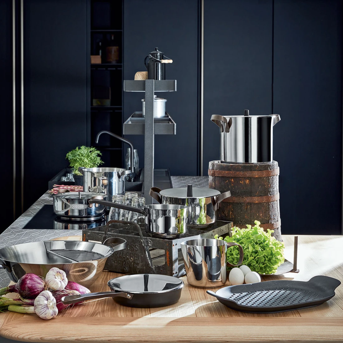 Alessi Edo Gusseisen Grillpfanne 2 Alessi Edo Gusseisen Grillpfanne – Bild 2