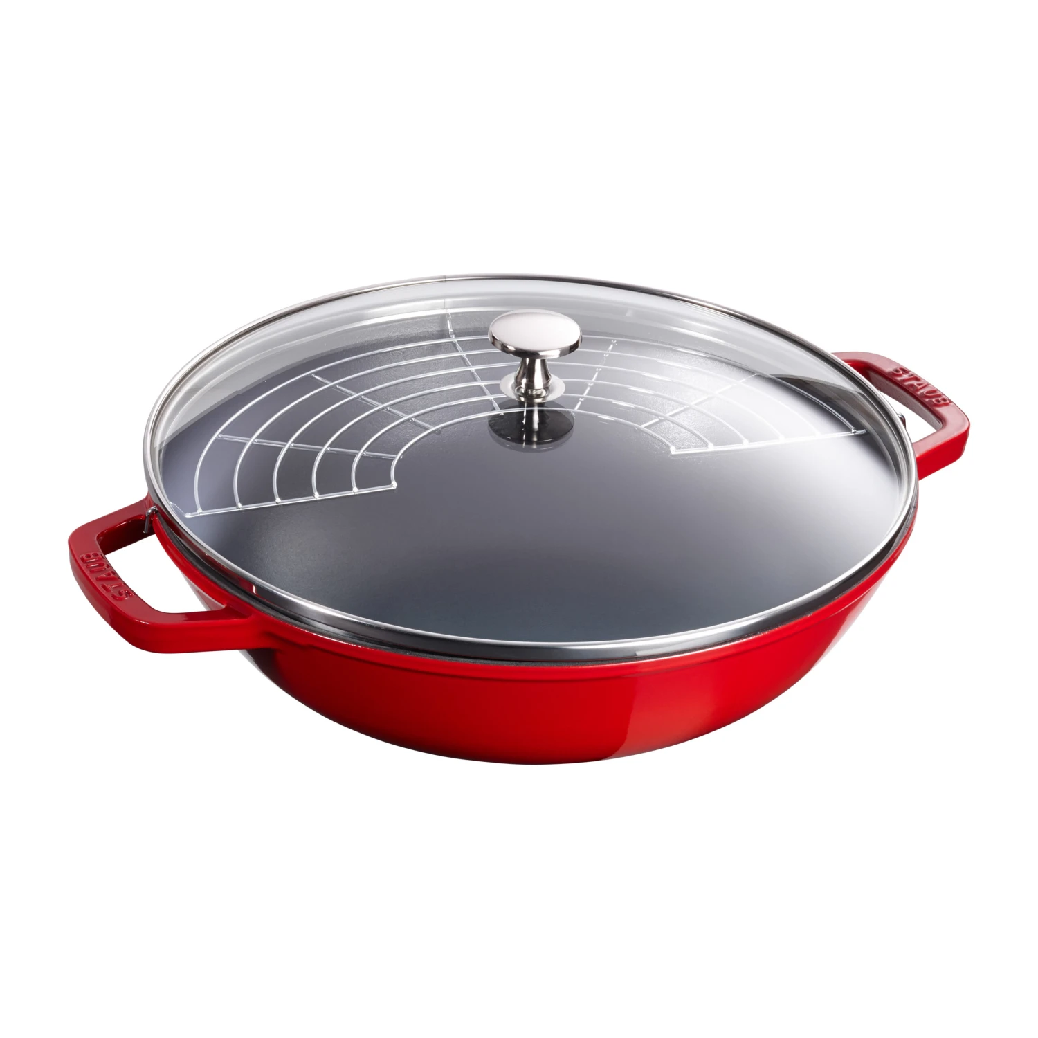 Staub Wok Mit Glasdeckel Ø30cm 4,4 L 1 Staub Wok Mit Glasdeckel Ø30cm 4,4 L