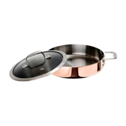 Maestro Sauteuse Kupfer Mit Glasdeckel