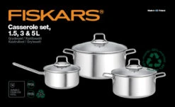 Fiskars Topfset Mit Glasdeckel 3 Teile -Küchen Verkauf 509785 01 90 ProductImageCollection 9983fb2a93 scaled