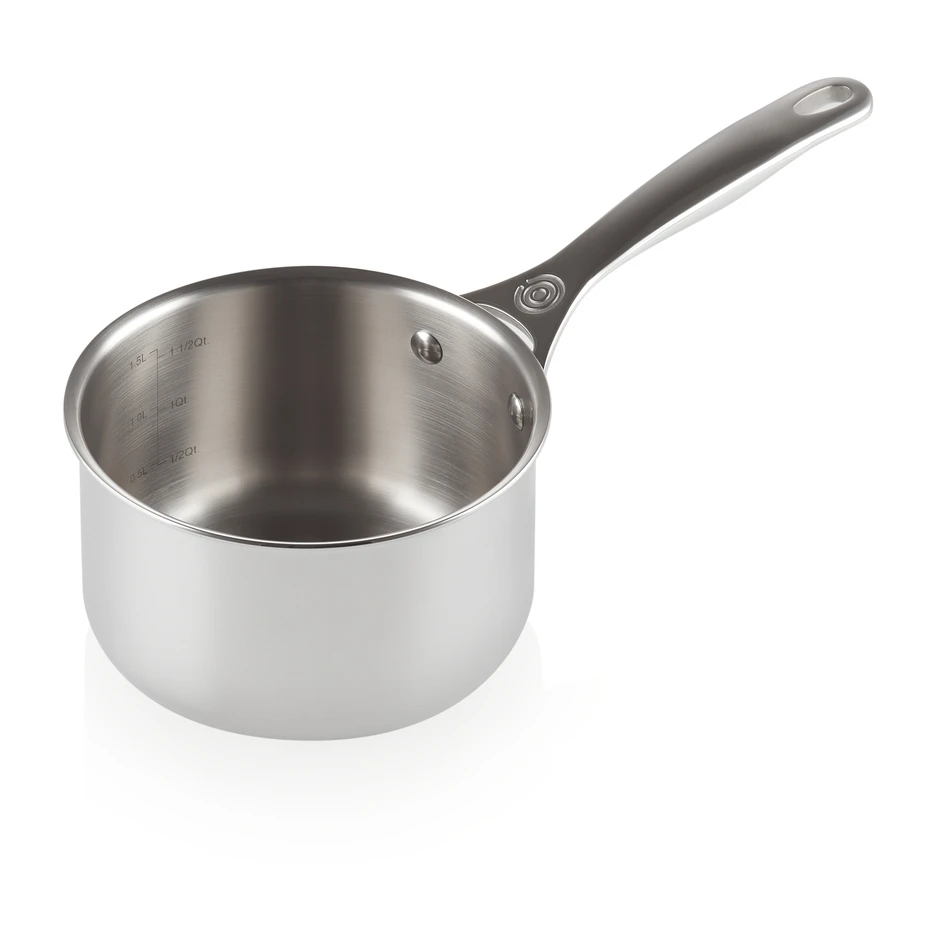 Le Creuset Signature 3-lagiger Topf Mit Deckel 2 Le Creuset Signature 3-lagiger Topf Mit Deckel – Bild 2