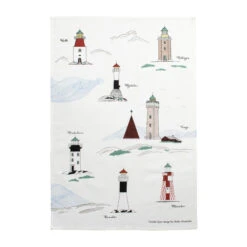 Schwedische Leuchttürme Geschirrtuch 47 X 70 Cm